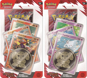 Pokemon TCG Scarlet & Violet Destined Rivals Premium Checklane Booster Pack (1 Pack) Asst Cards