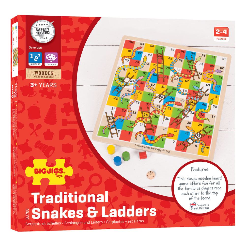Big Jigs Traditional Snakes & Ladders