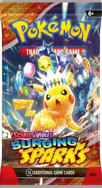 POKEMON SURGING SPARKS SINGLE BOOSTER PACK