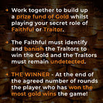 Load image into Gallery viewer, THE TRAITORS CARD GAME
