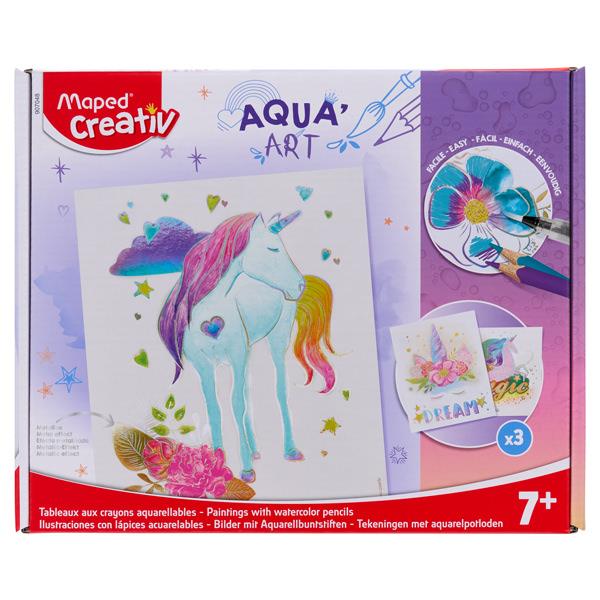Maped Creativ Watercolour Aqua Art  Unicorns
