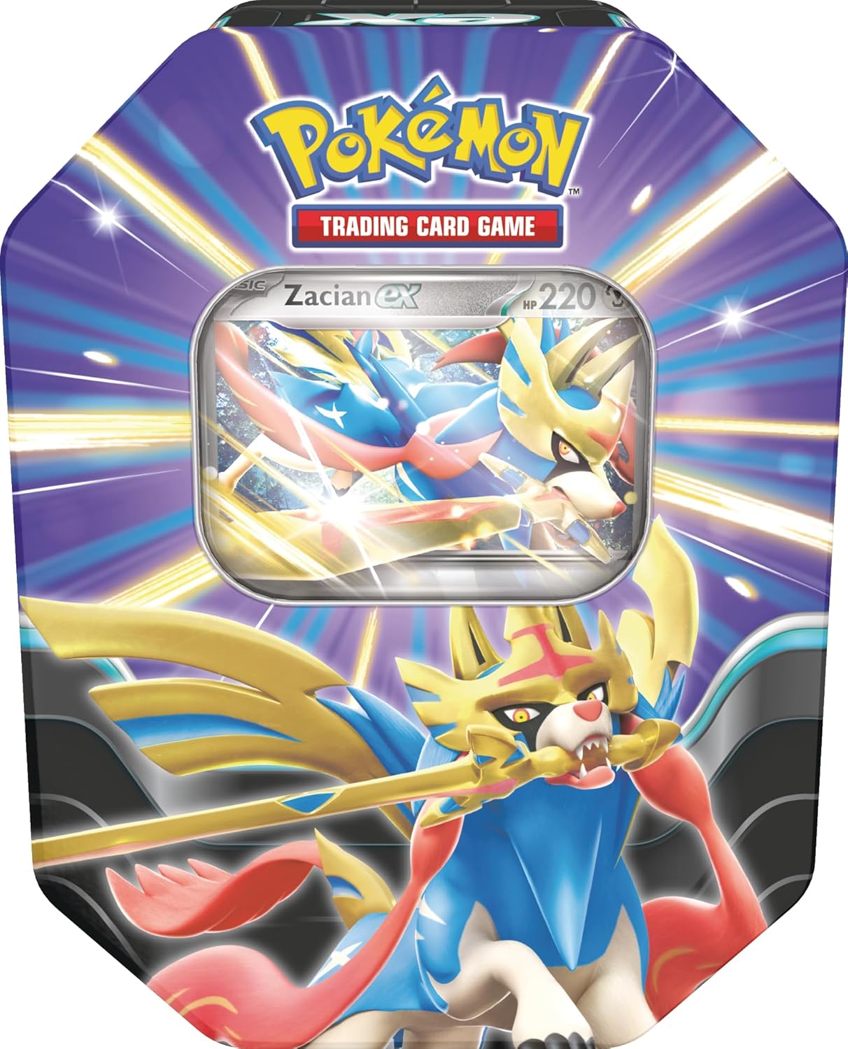 POKEMON TCG: SLASHING LEGENDS EX TIN - ZACIAN