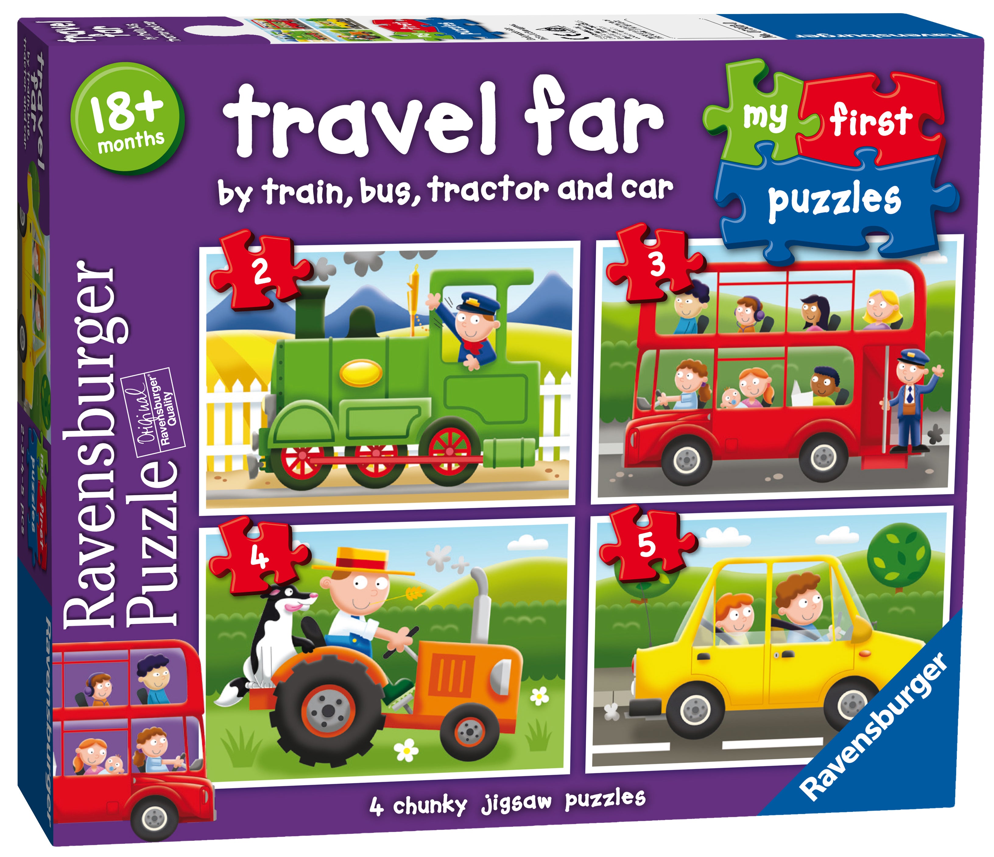 Travel Far My First Puzzles 2 3 4 5pc