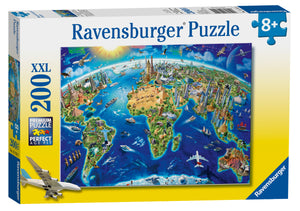 World Landmarks Map XXL 200pc