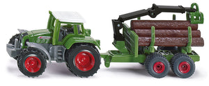 1:87 FENDT TRACTOR W/FORESTRY TRAILER