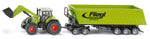 Load image into Gallery viewer, 1 50 CLAAS W/FRONT LOADER DOLL &amp; TIPPING TRAILER
