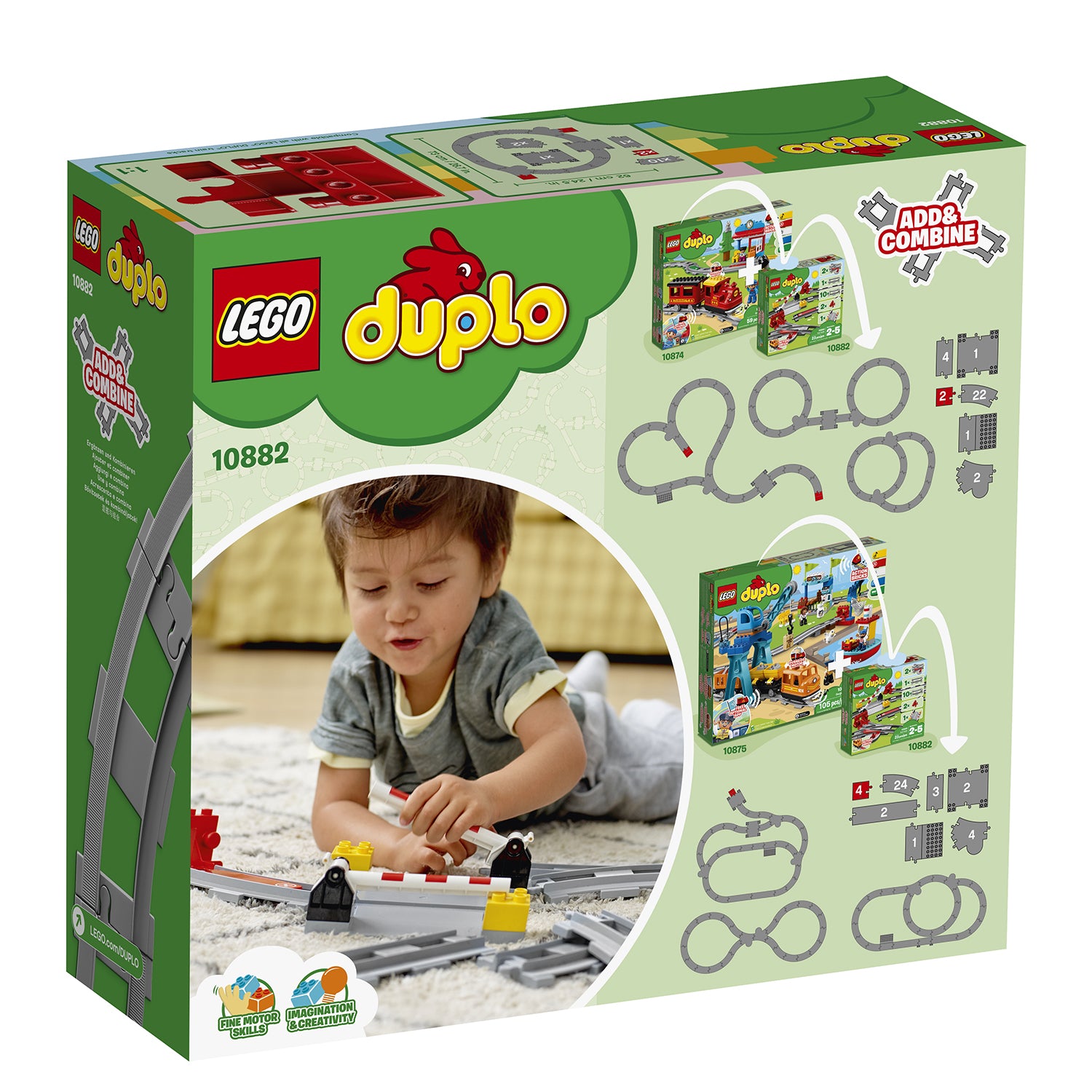 LEGO Duplo Train Tracks 10882