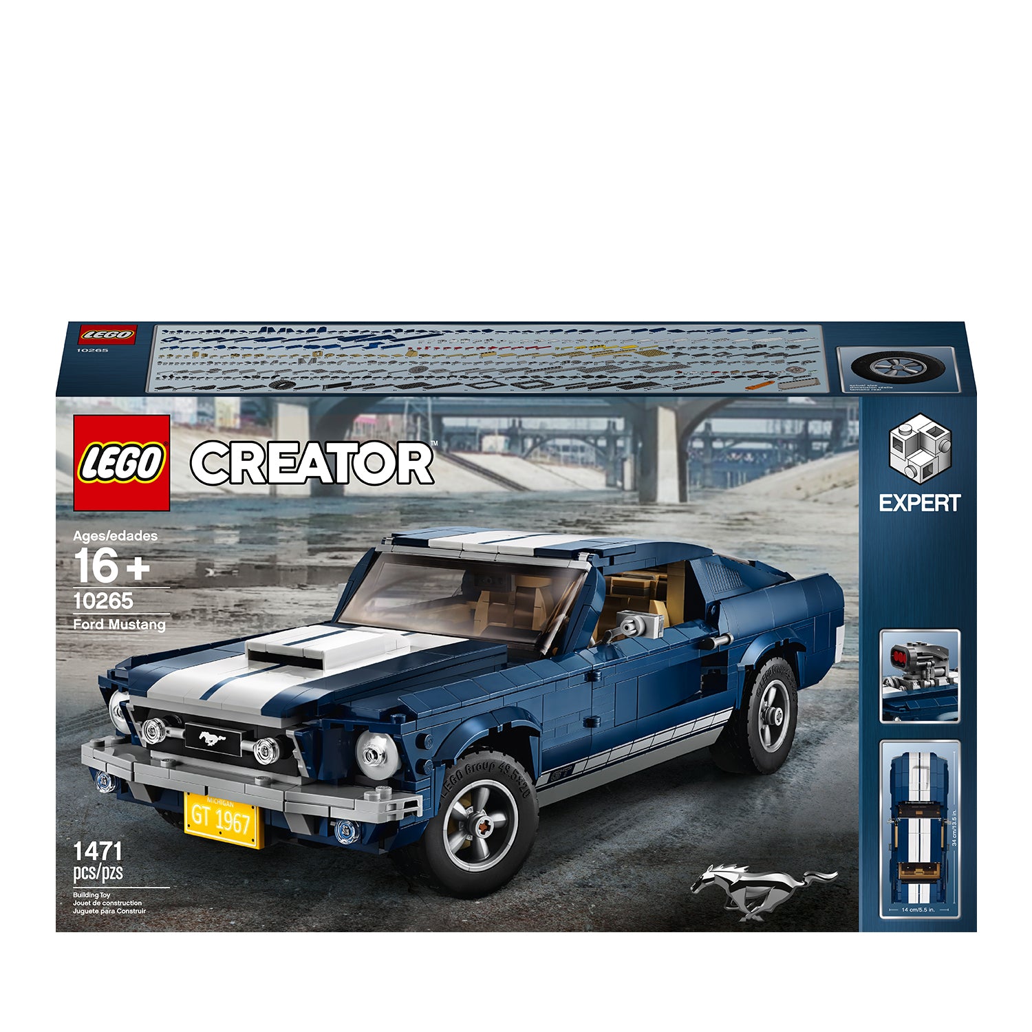 Mustang store lego 1967