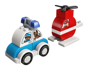 Fire Helicopter & Police Car