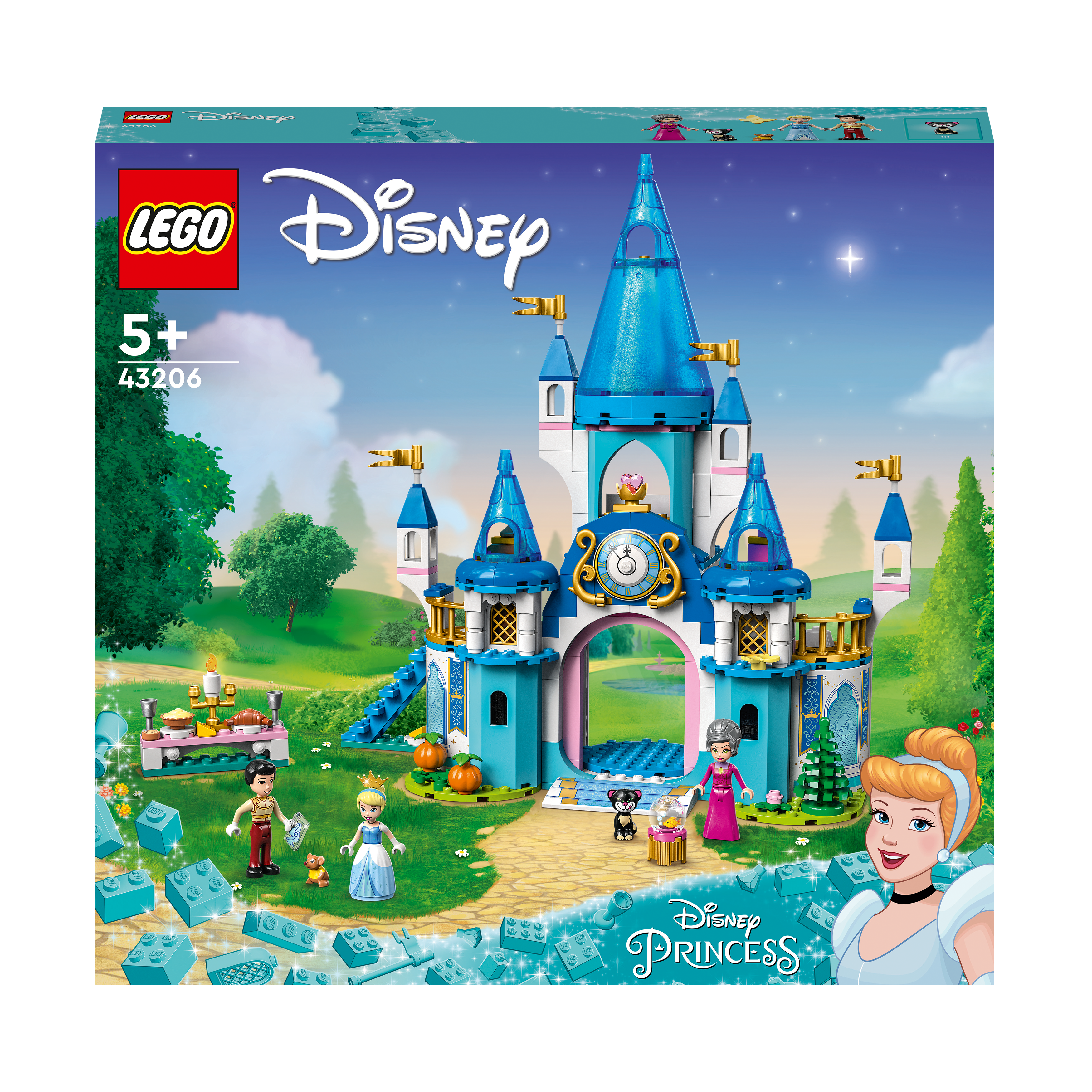 LEGO Disney Princess Cinderella Castle 43206 Toyful