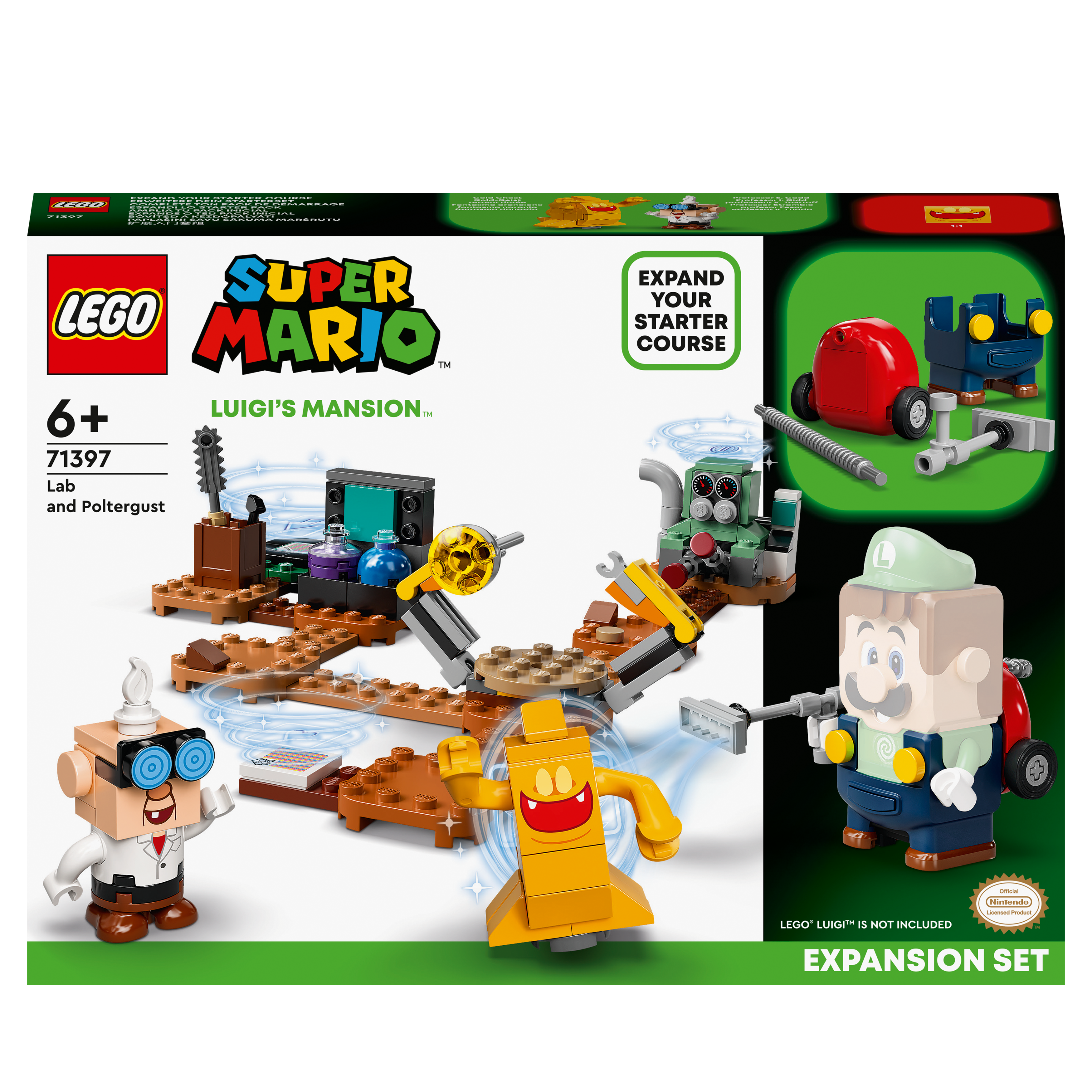 LEGO Super Mario Luigi’s Mansion Lab 71397