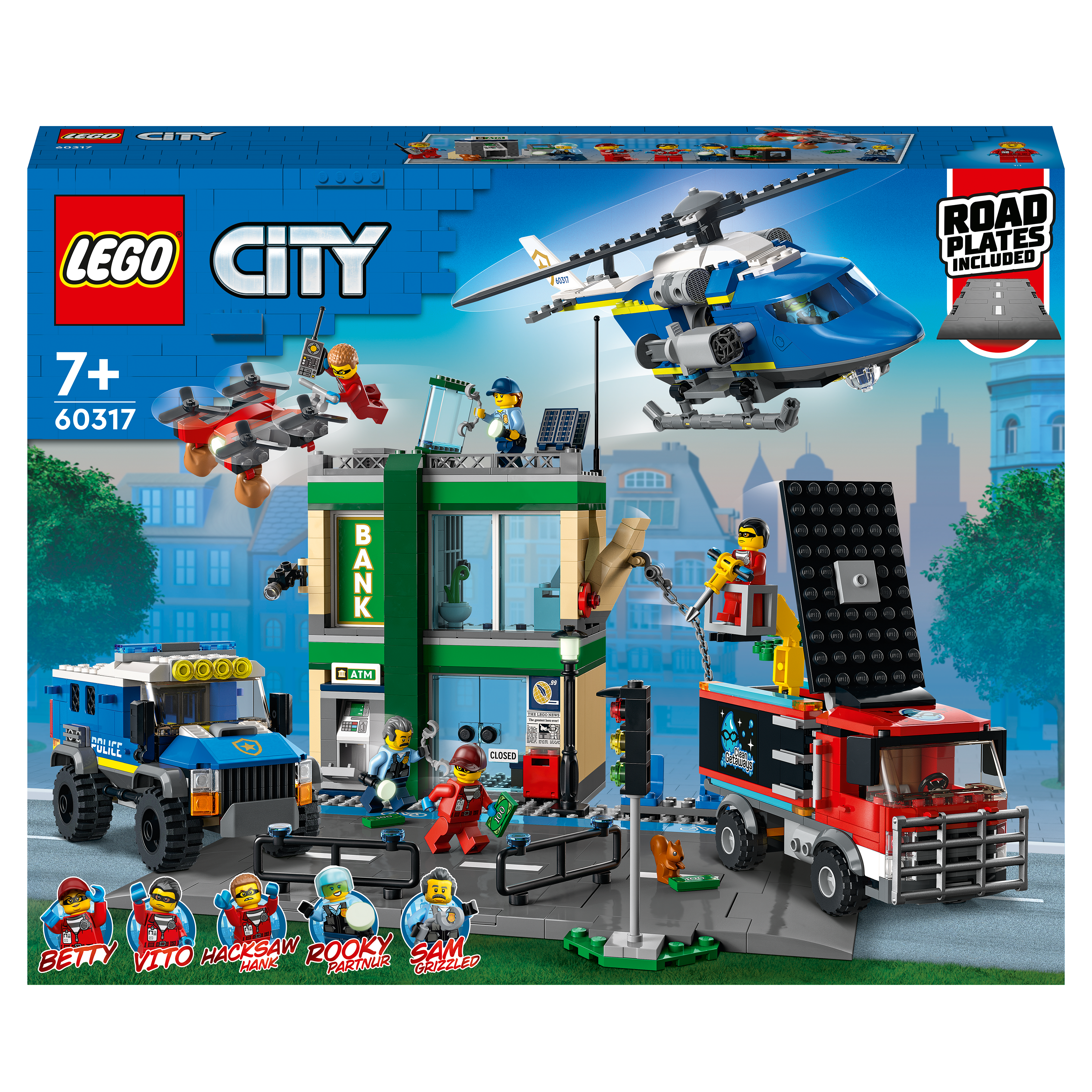LEGO City Police Chase at the Bank 60317