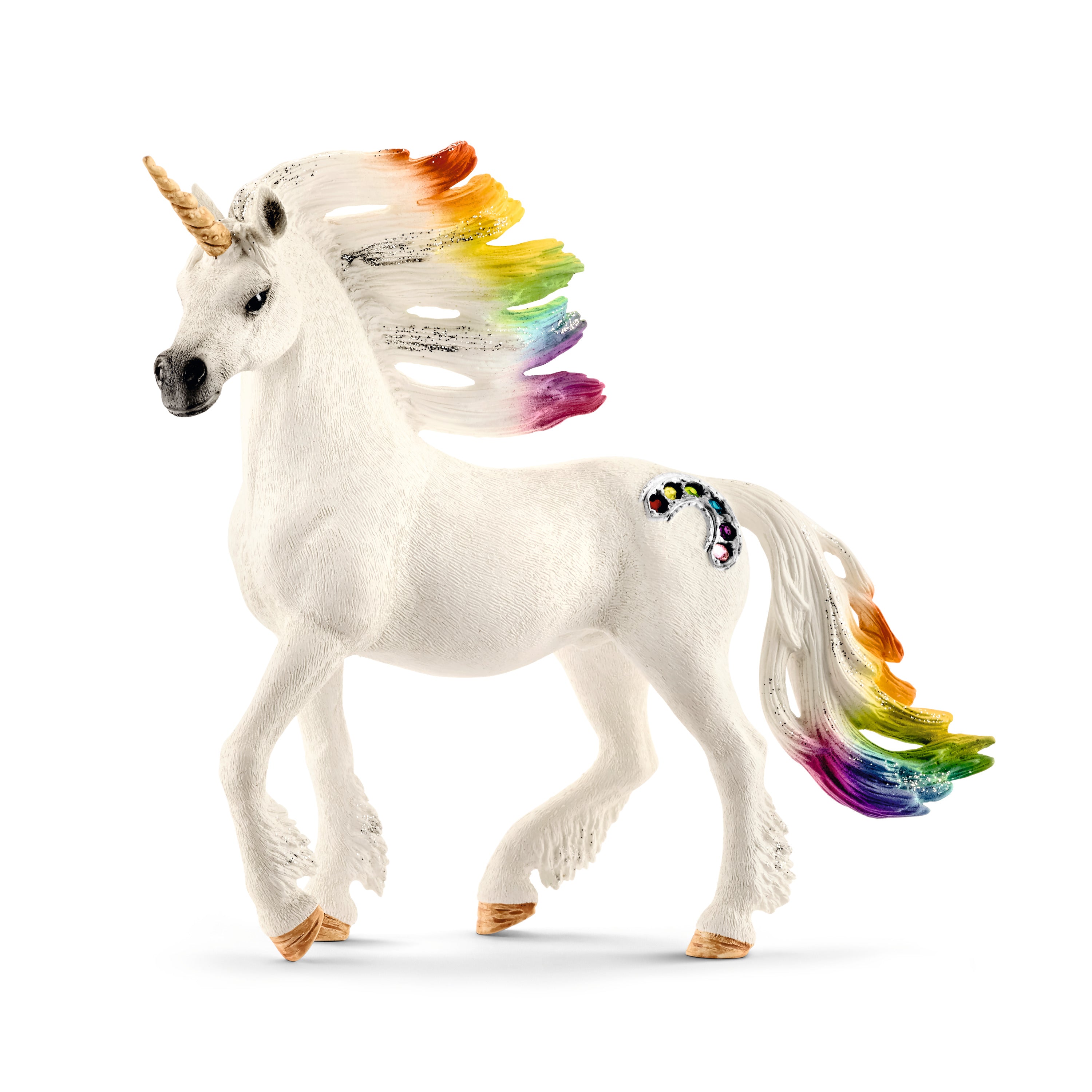 Rainbow unicorn stallion