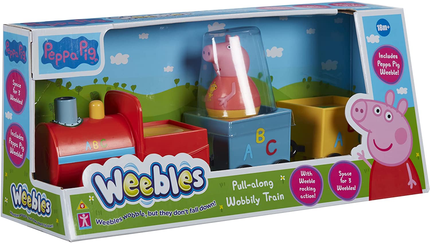 Peppa Pig - Weebles Pull-Along Wobbily Train