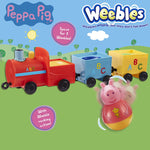 Load image into Gallery viewer, Peppa Pig - Weebles Pull-Along Wobbily Train
