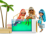 Load image into Gallery viewer, Rainbow High Colour Change Pool Beach Club Playset

