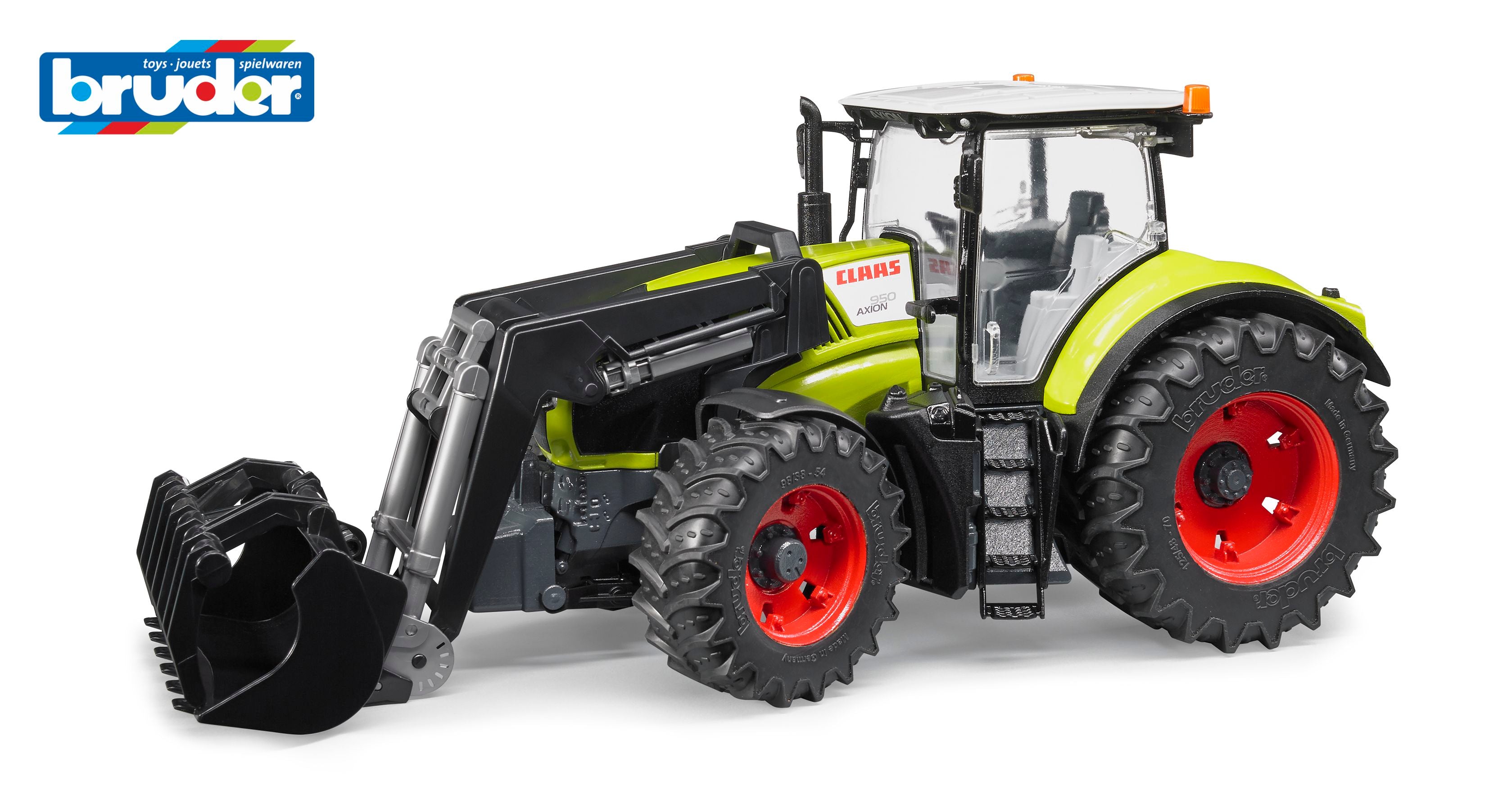 Bruder Claas Axion 950 With Frontloader