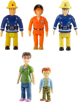 FIREMAN SAM ACTION FIGURES - 5 PACK