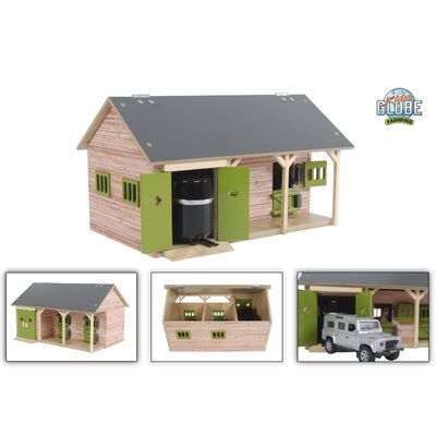 1:32 HORSE STABLE W/ 2 BOXES