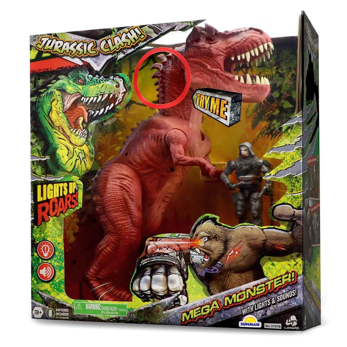 Jurassic clash mega monster dinosaur store and figure