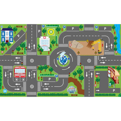 Kids Globe Traffic Mat W/Led Traffic Lights