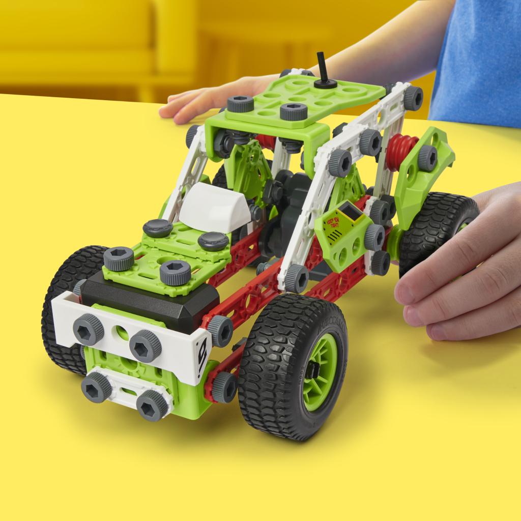 Meccano Jr 3-in-1 Deluxe Pull-Back Buggy