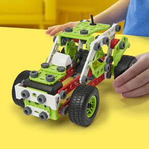 Meccano Jr 3-in-1 Deluxe Pull-Back Buggy