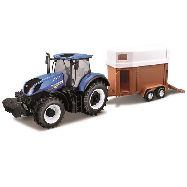10cm New Holland T7315 Tractor with horse box