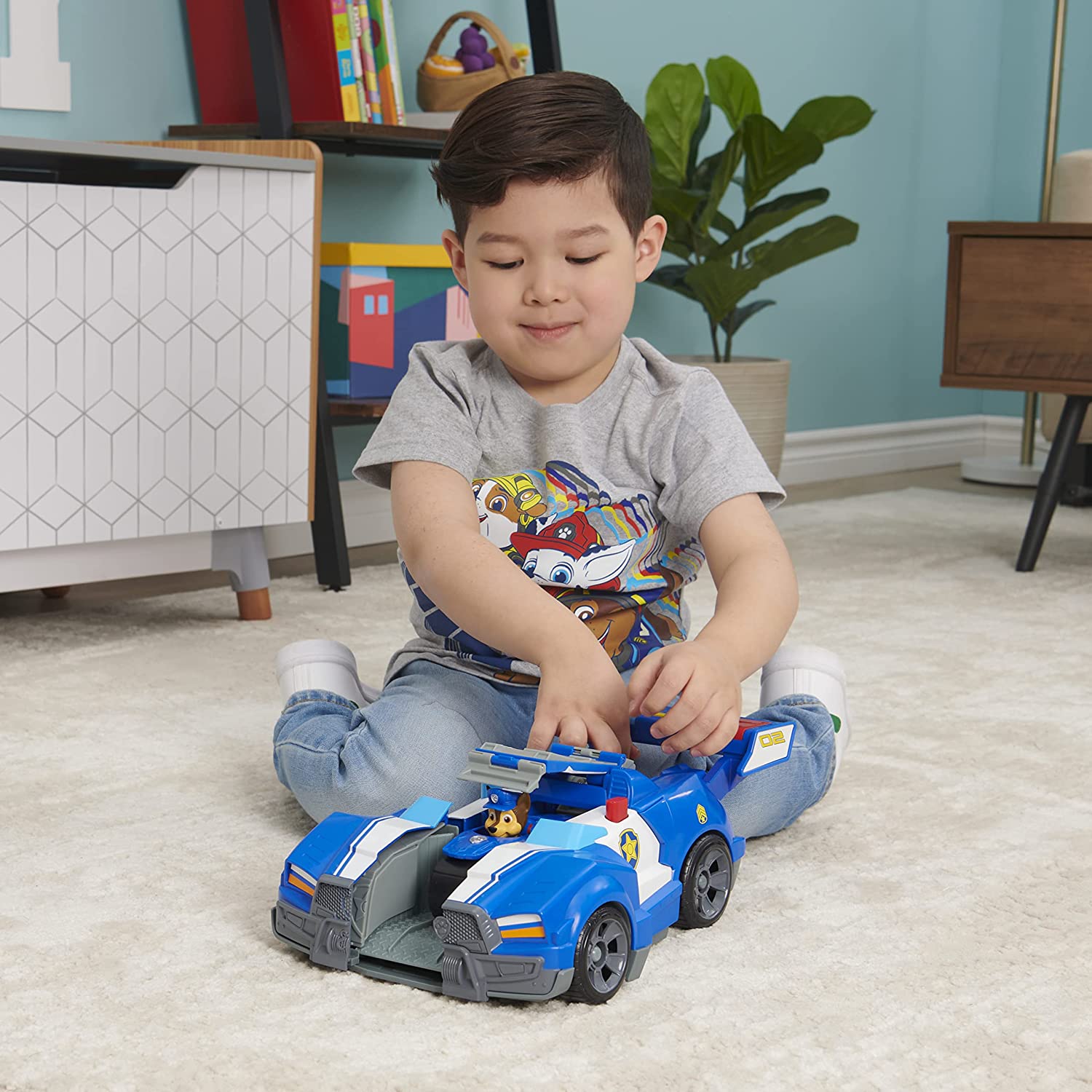 Paw Patrol - Chases Deluxe Transforming Vehicle
