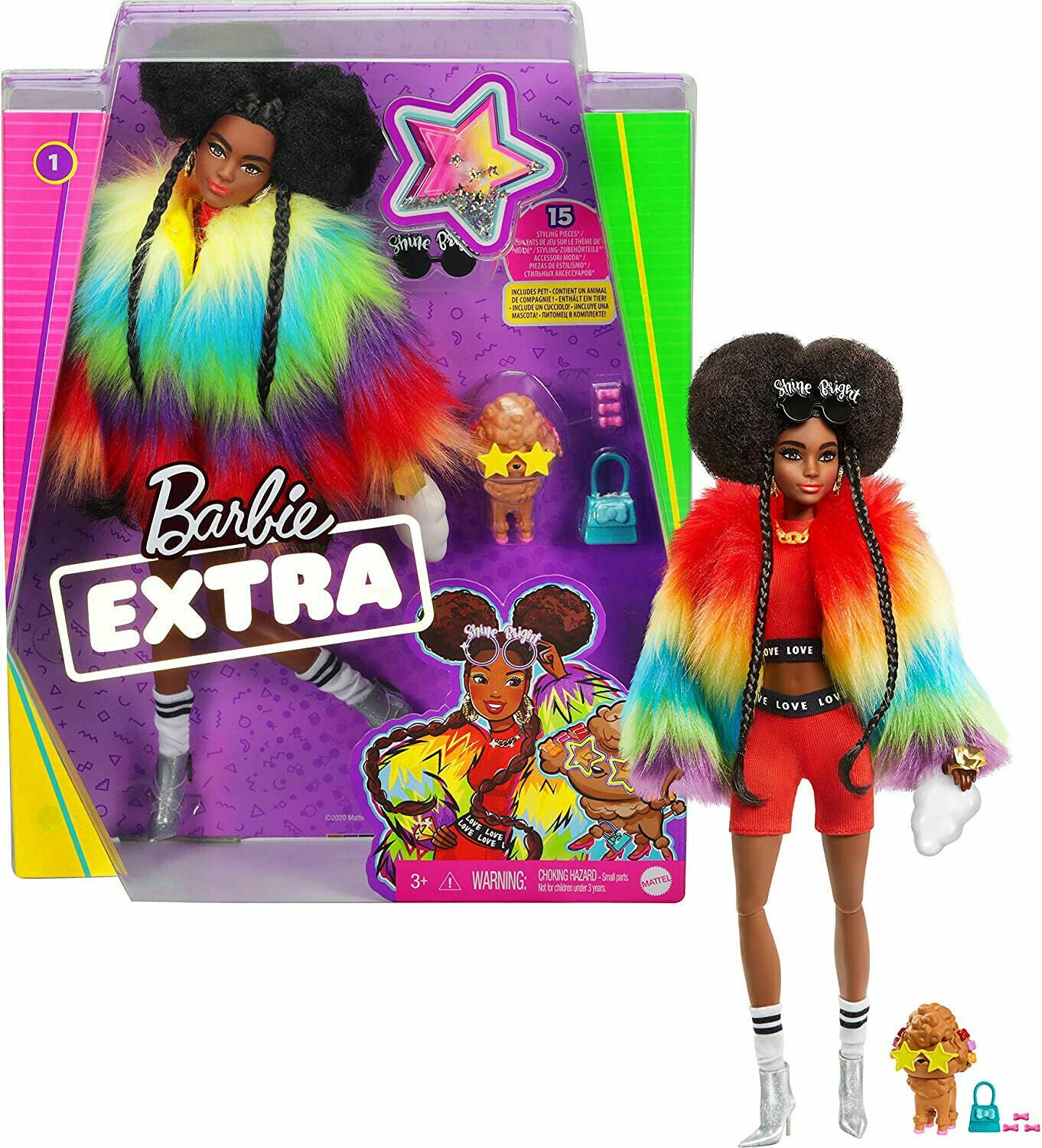 Barbie Extra Rainbow Coat