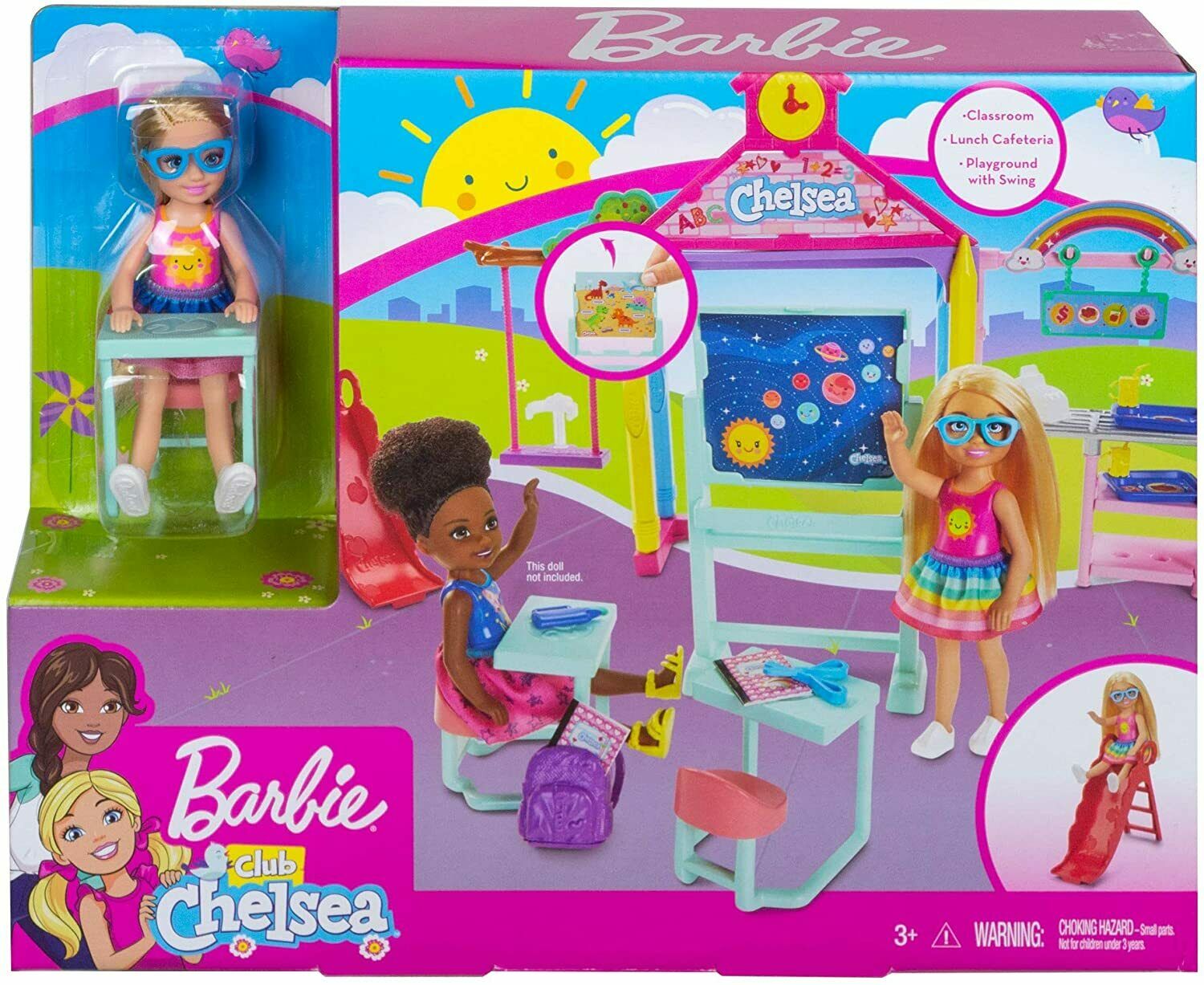 Barbie Club Chelsea Doll and School Playset