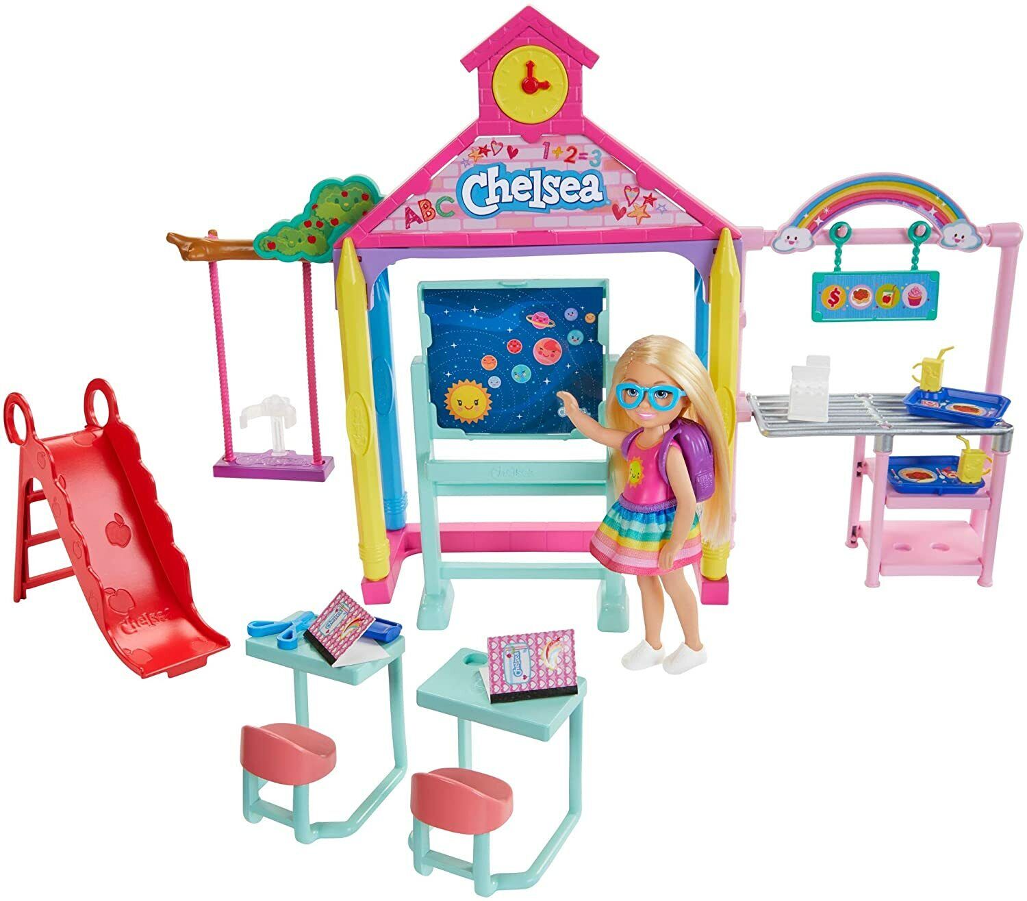 Barbie Club Chelsea Doll and School Playset