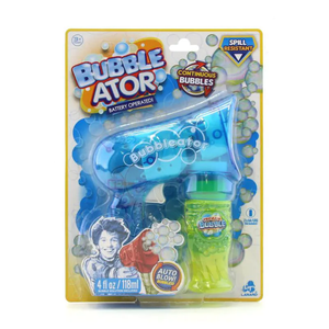 Toy guns don't have to shoot solid projectiles! Stay safe with this Bubbles Gun that releases clouds