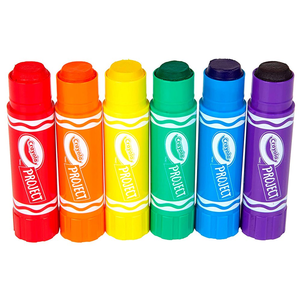 Crayola 6 Quick-Dry Paint Sticks