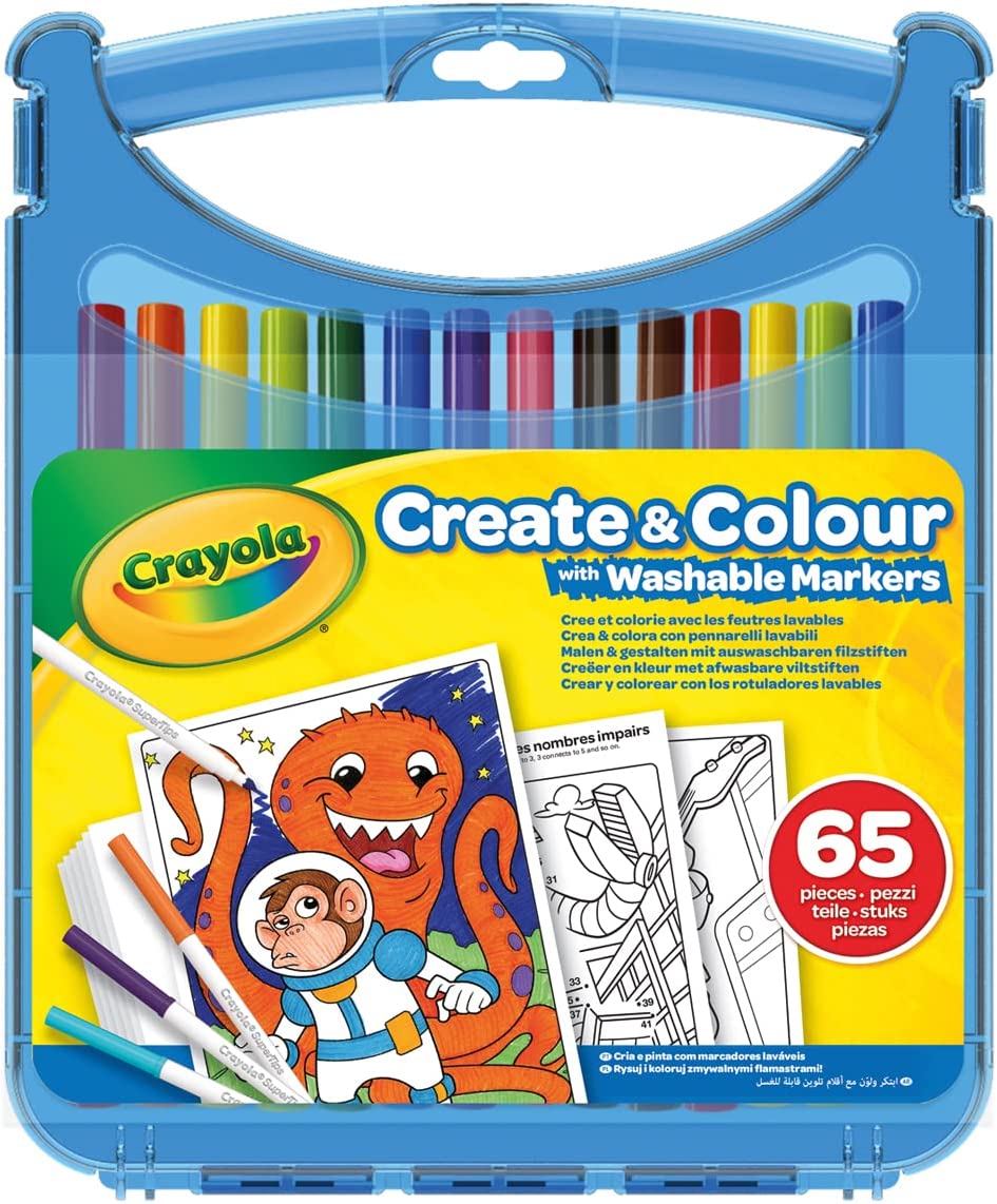 Crayola Supertips colour create case