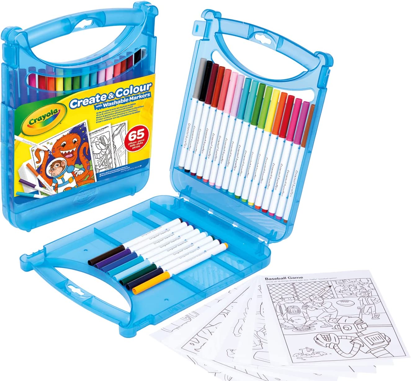 Crayola Supertips colour create case