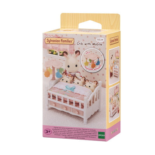 Crib with Mobile