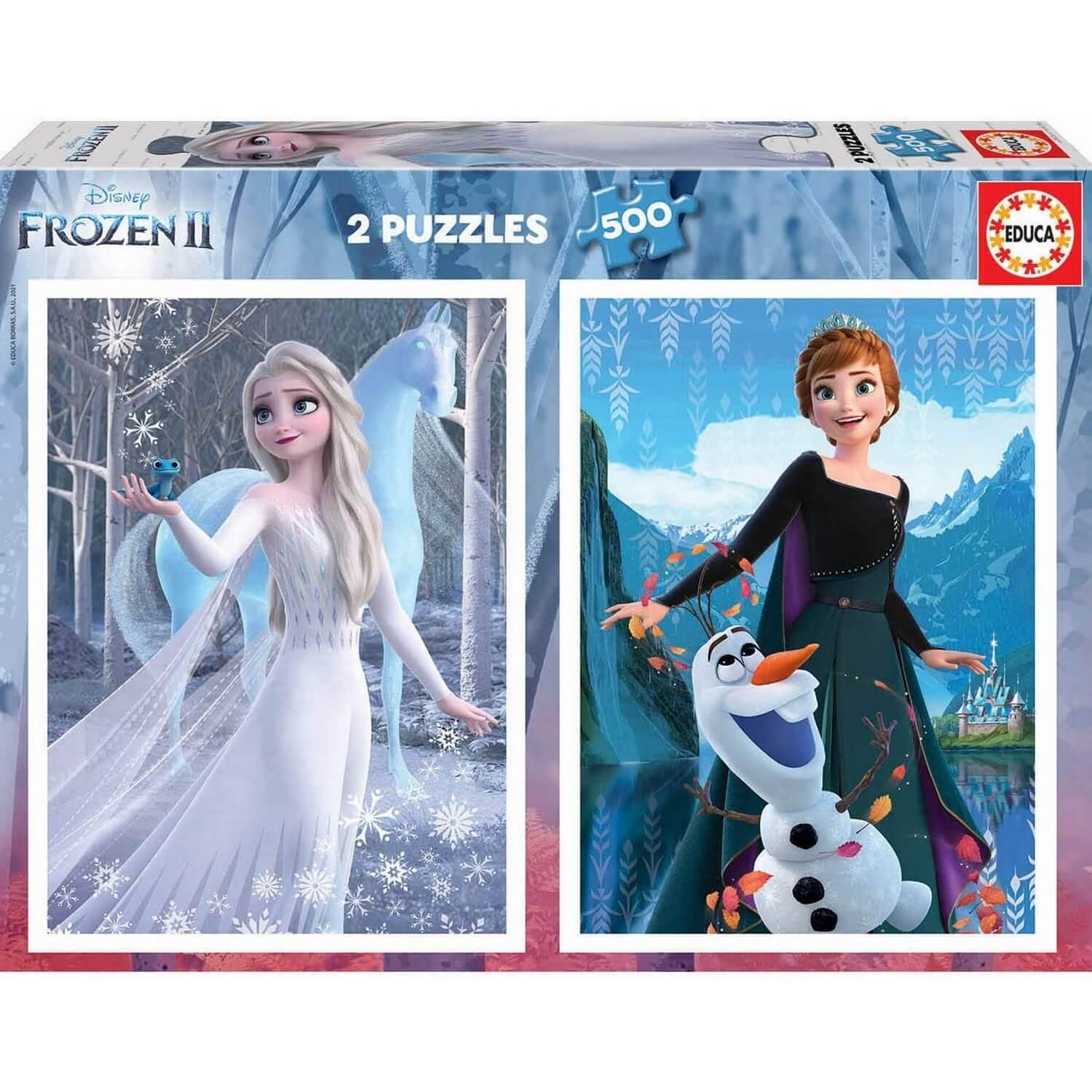 EDUCA FROZEN 2 X 500 PIECE PUZZLES