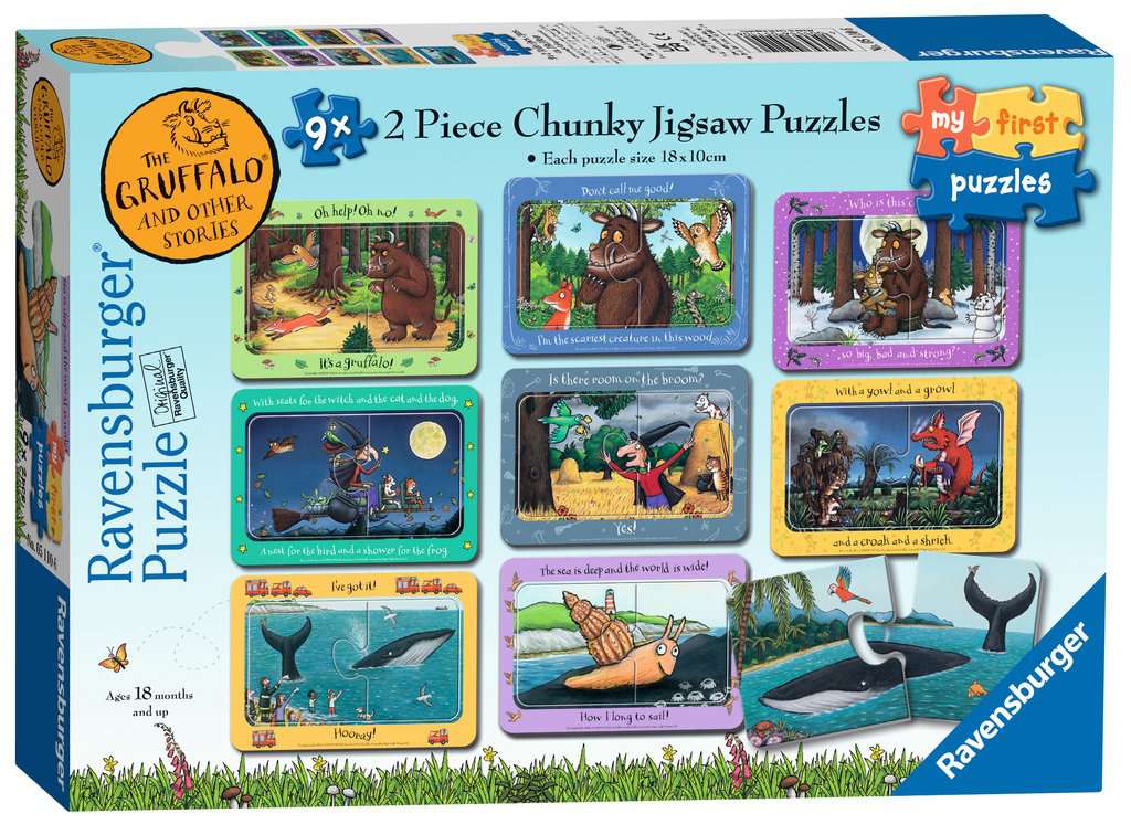 Gruffalo & Other Stories 9x 2pc Chunky Puzzles