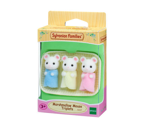 Marshmallow Mouse Triplets