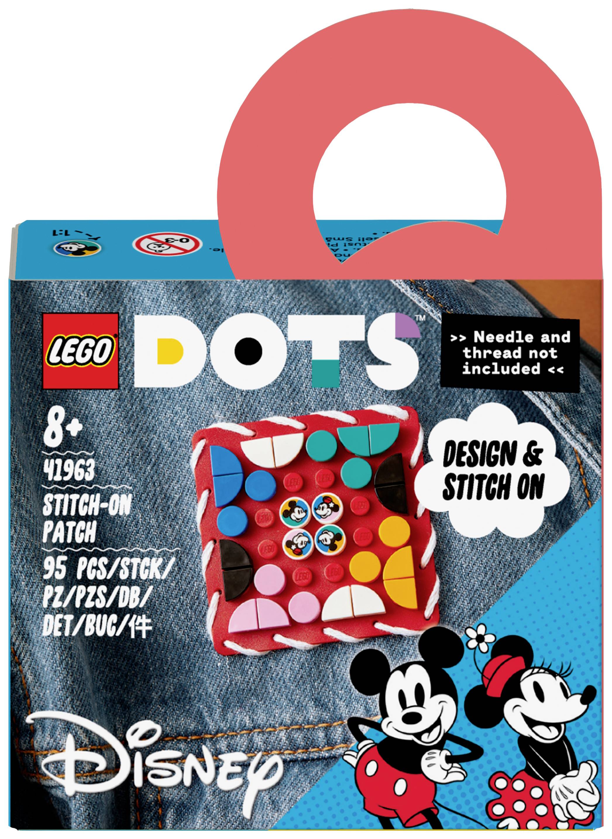 LEGO DOTS Mickey Mouse  Stitch-on Patch 41963
