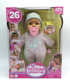 38cm MY PICCOLINA INTERACTIVE DOLL W/ACCESSORIES