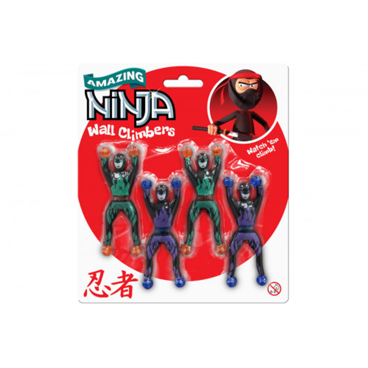 Ninja Wall Climbers set 4pce