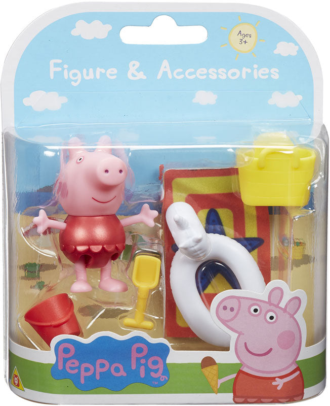 Peppa Pigs Figure Accessory Pack - Beach Theme