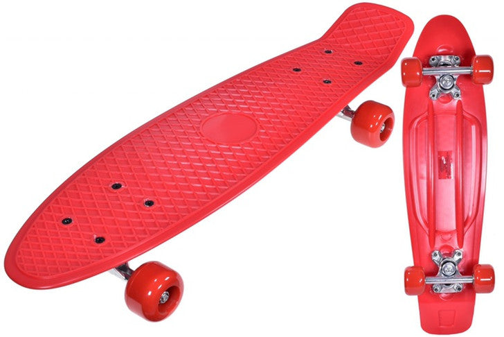 22.5" X 6" RED RETRO STAKEBOARD