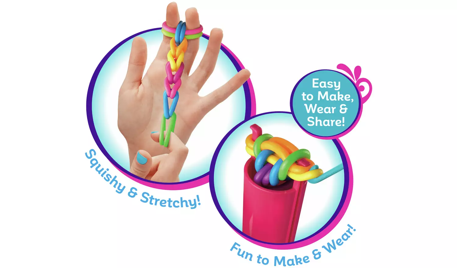 S n S SQUISH MAGIC BUBBLE BANDS